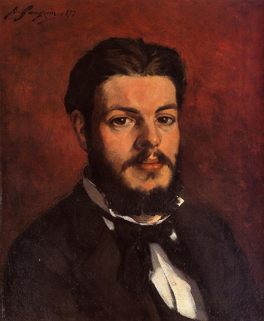Portrait of Claude Antoine Charles Favre - Paul Gauguin Painting